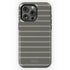 Custom Name Earth Tone Stripes iPhone Case